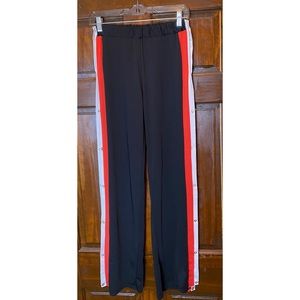 Tape Button Side Pants